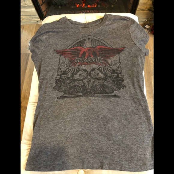 vintage aerosmith t shirt women's